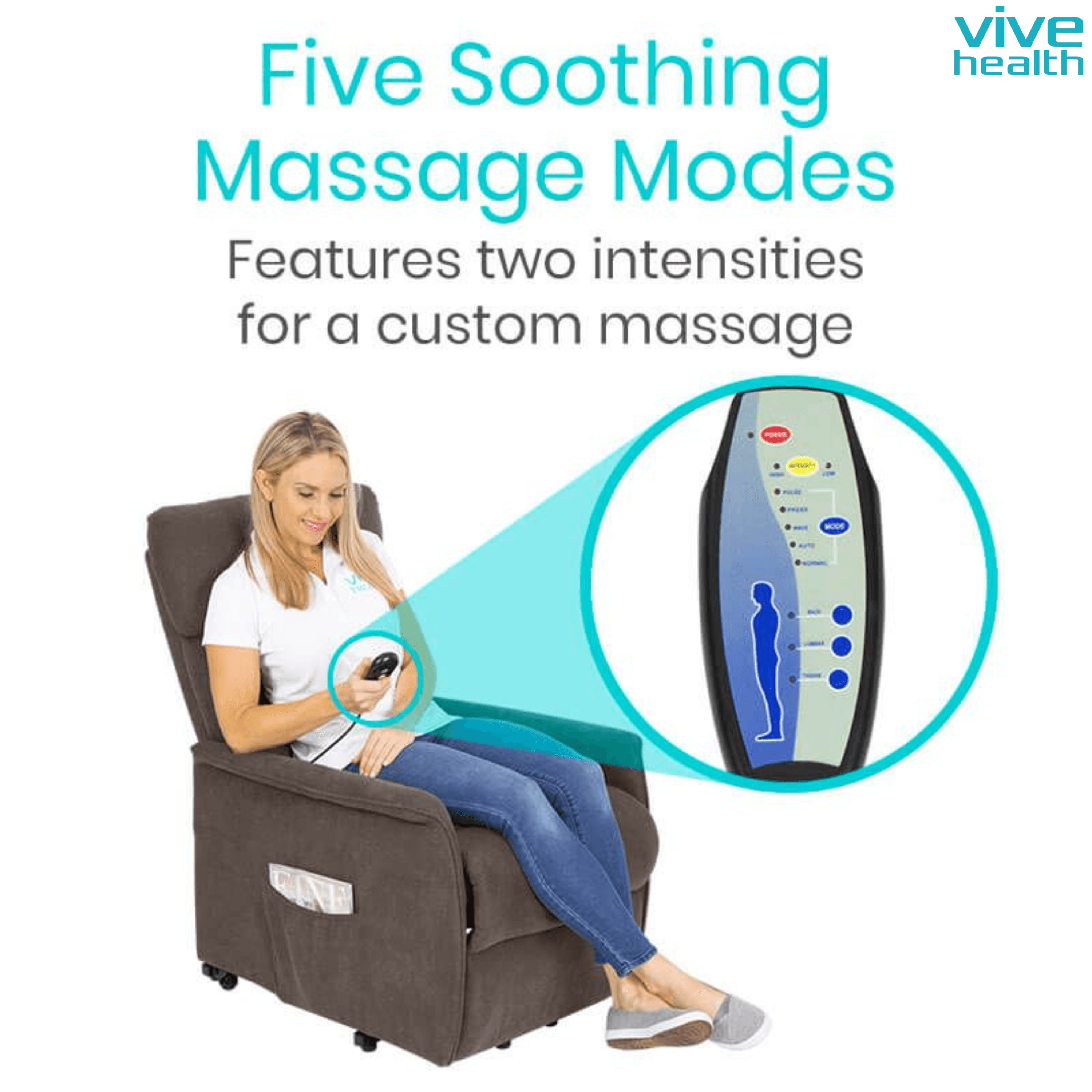 Vive Health Lift Chair with Massager - Mobility Angel