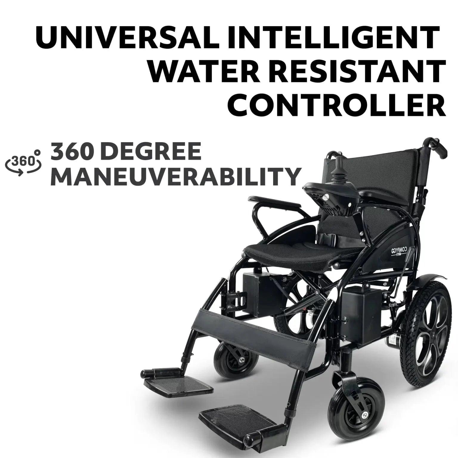ComfyGO 6011 Folding Electric Wheelchair ComfyGo
