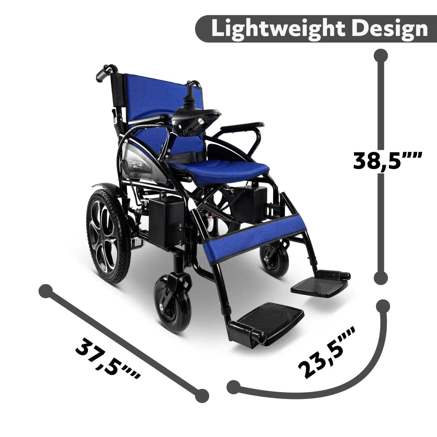 ComfyGO 6011 Folding Electric Wheelchair ComfyGo