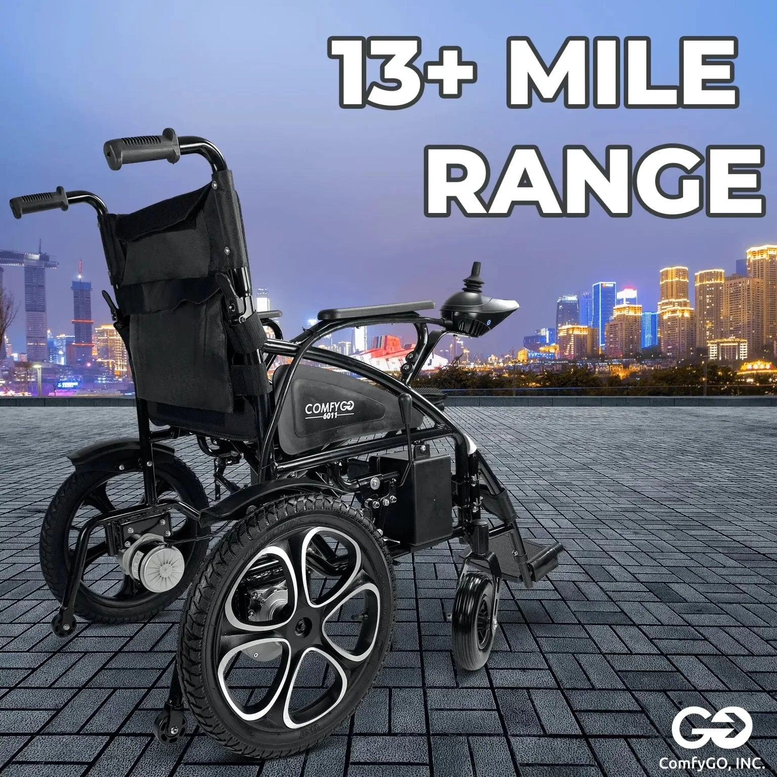 ComfyGO 6011 Folding Electric Wheelchair ComfyGo