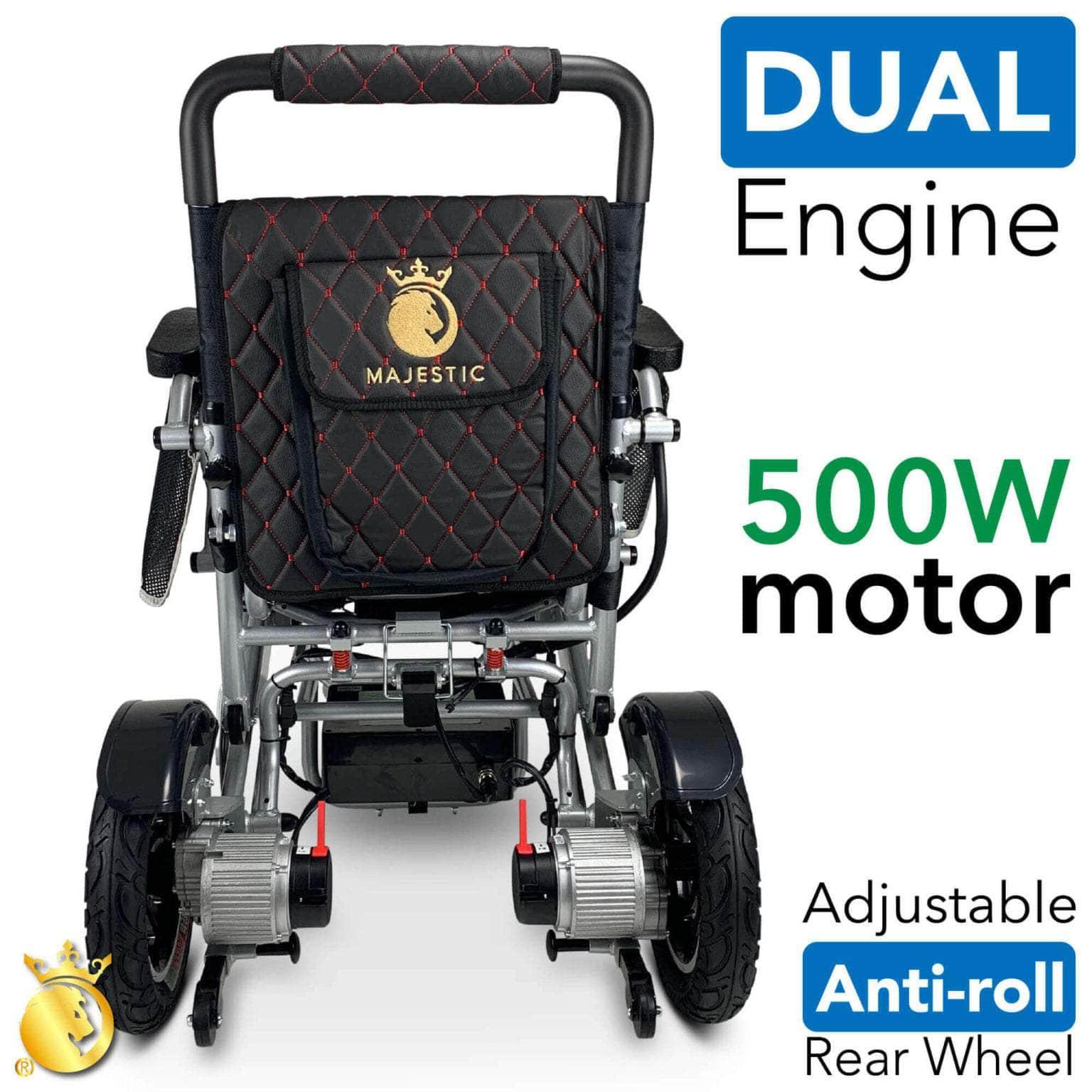 MAJESTIC IQ-7000 Auto Folding Remote Controlled Electric Wheelchair ComfyGo