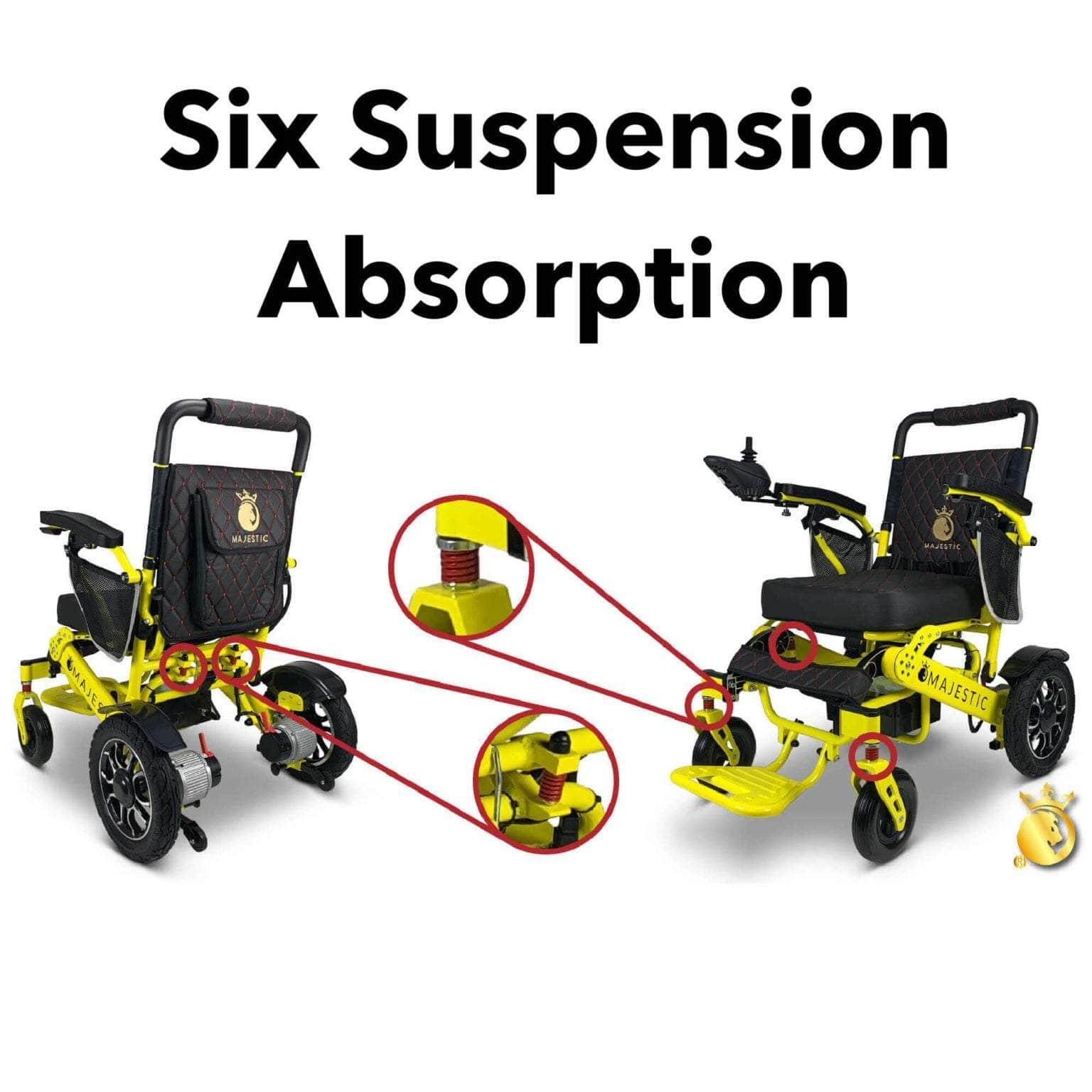 MAJESTIC IQ-7000 Auto Folding Remote Controlled Electric Wheelchair ComfyGo