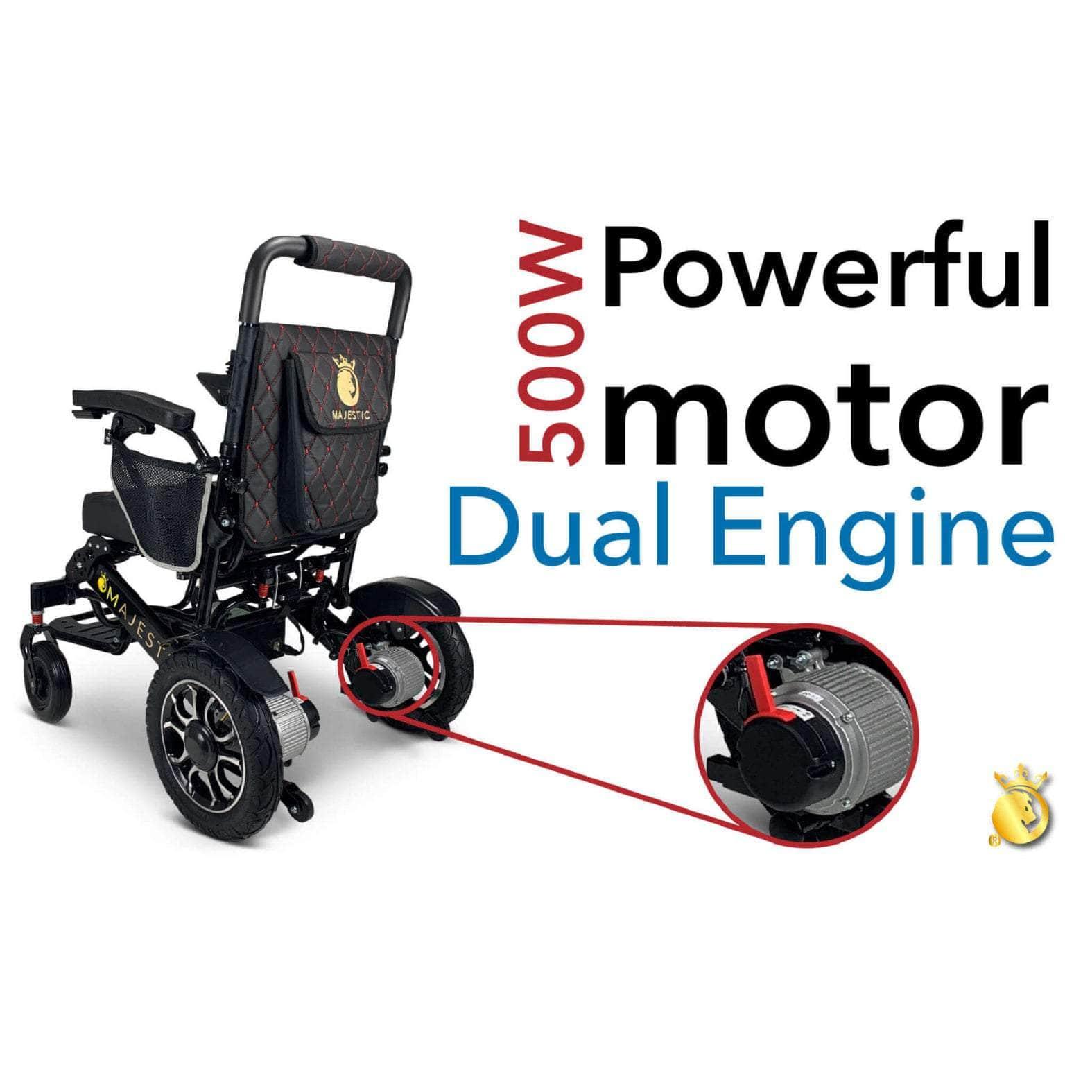 MAJESTIC IQ-7000 Auto Folding Remote Controlled Electric Wheelchair ComfyGo