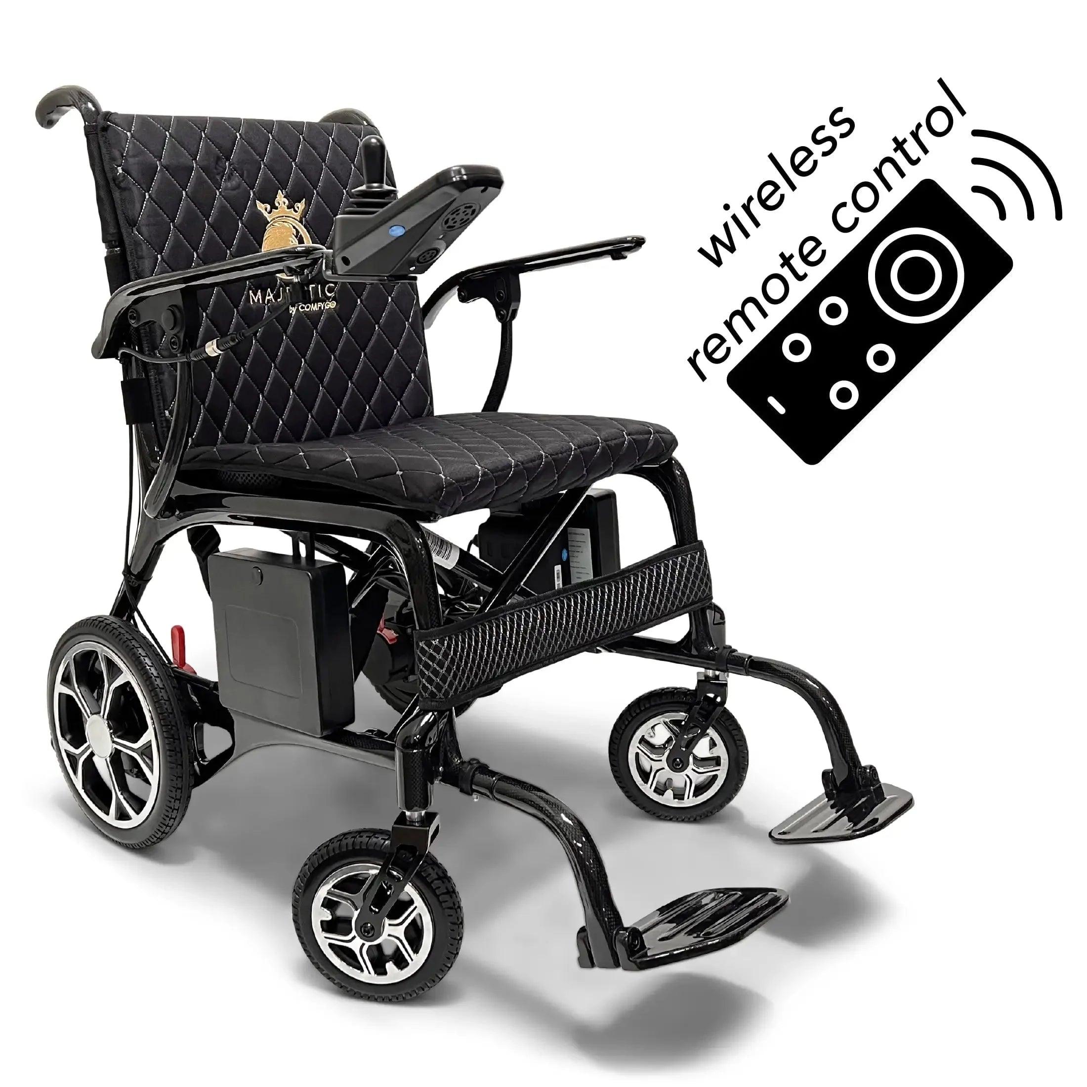 Phoenix Carbon Fiber Electric Wheelchair: Lightweight, Long-Range, Airline Approved ComfyGo