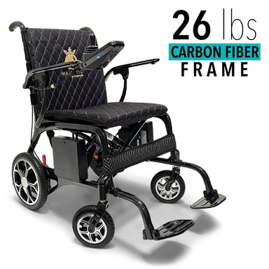 Phoenix Carbon Fiber Electric Wheelchair: Lightweight, Long-Range, Airline Approved ComfyGo
