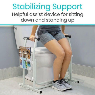 Stand Alone Toilet Rail - Lightweight & Portable Vive