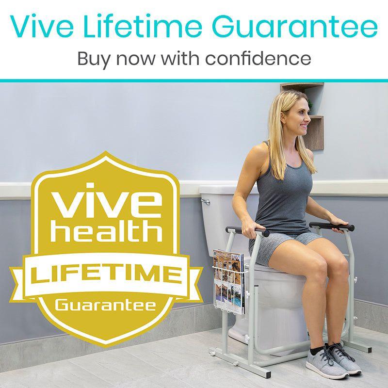 Stand Alone Toilet Rail - Lightweight & Portable Vive
