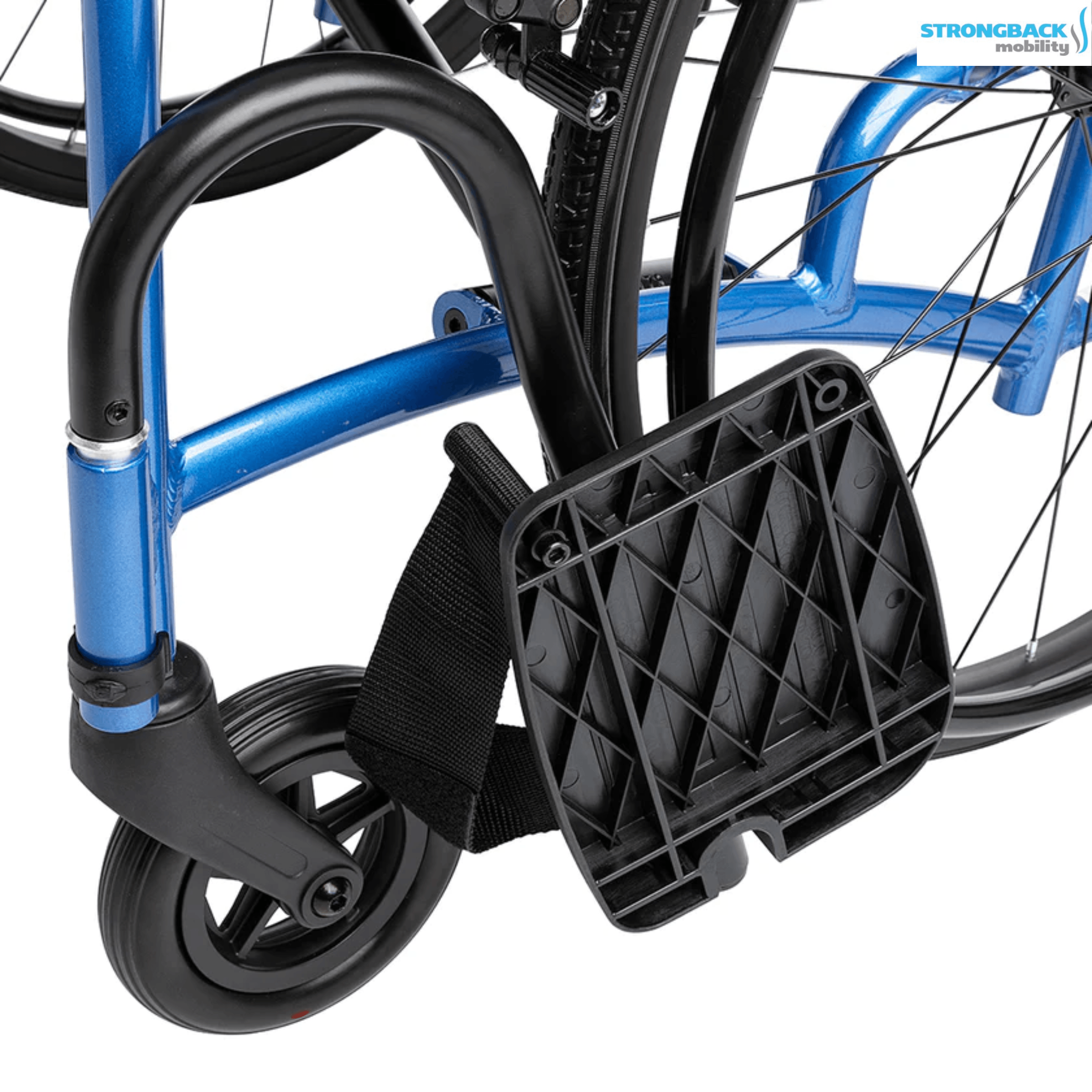 STRONGBACK 12S+AB Transport Wheelchair Comfortable and Stylish Strongback