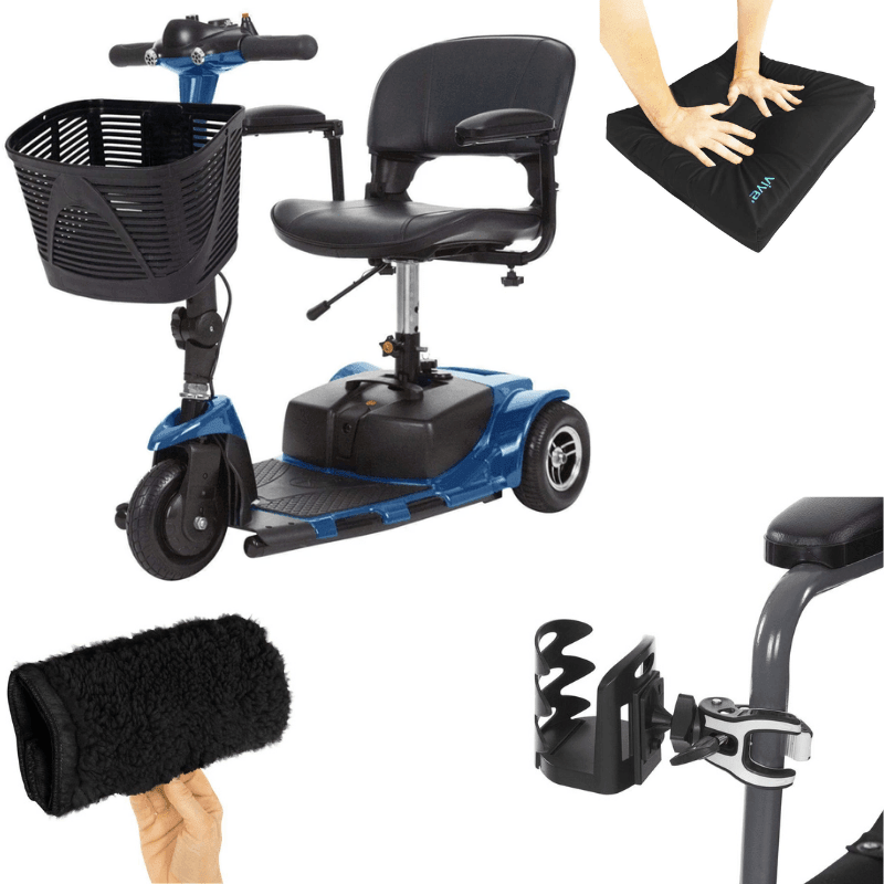 Vive Health 3 Wheel Scooter Bundle Vive Health
