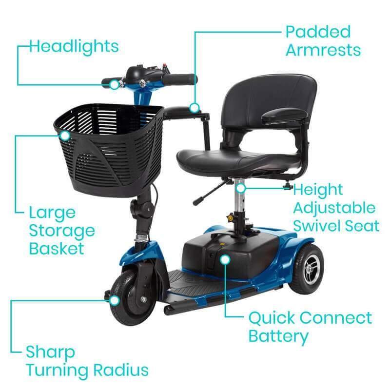 Vive Health 3 Wheel Scooter Bundle Vive Health