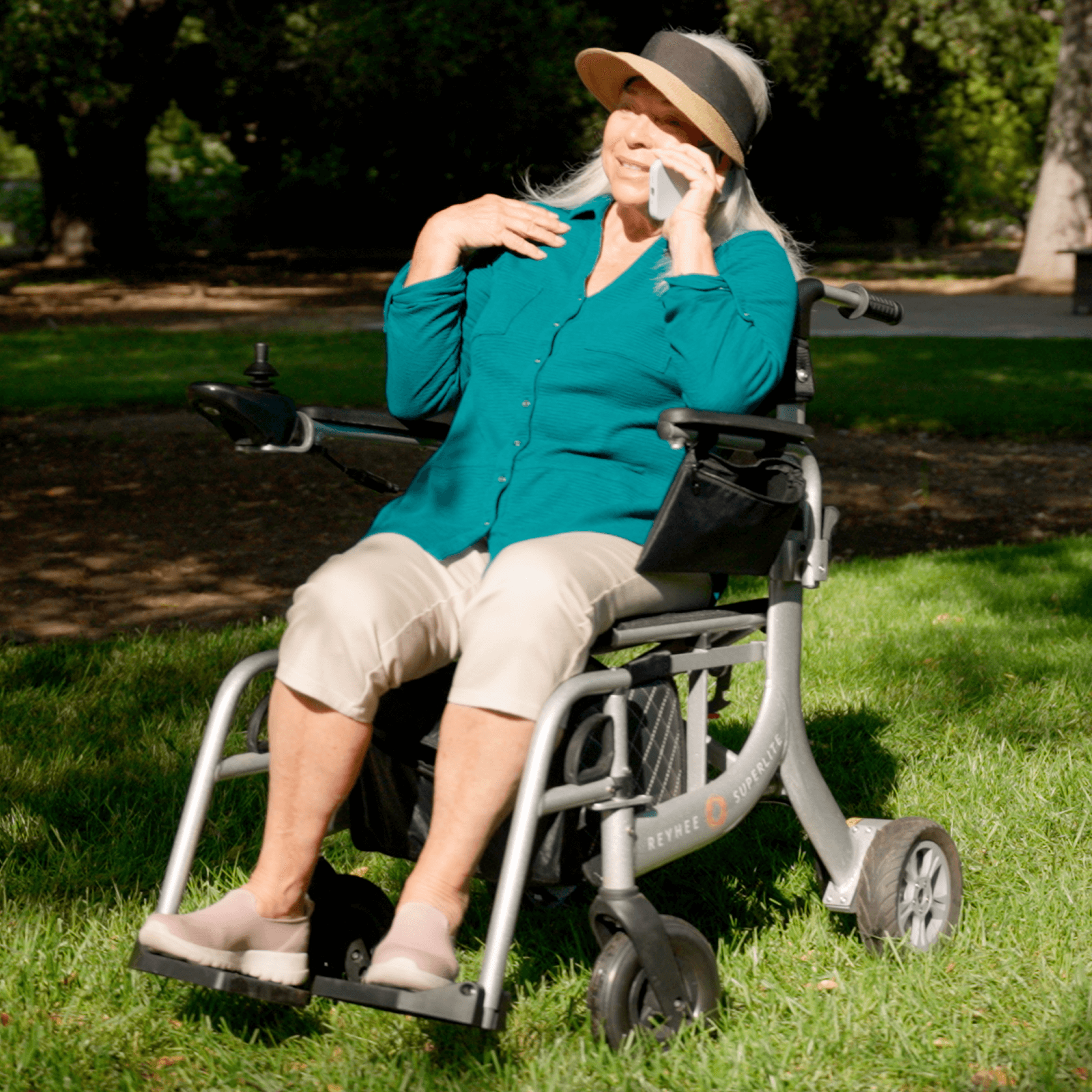 Reyhee Superlite - Electric Foldable Wheelchair & Rollator