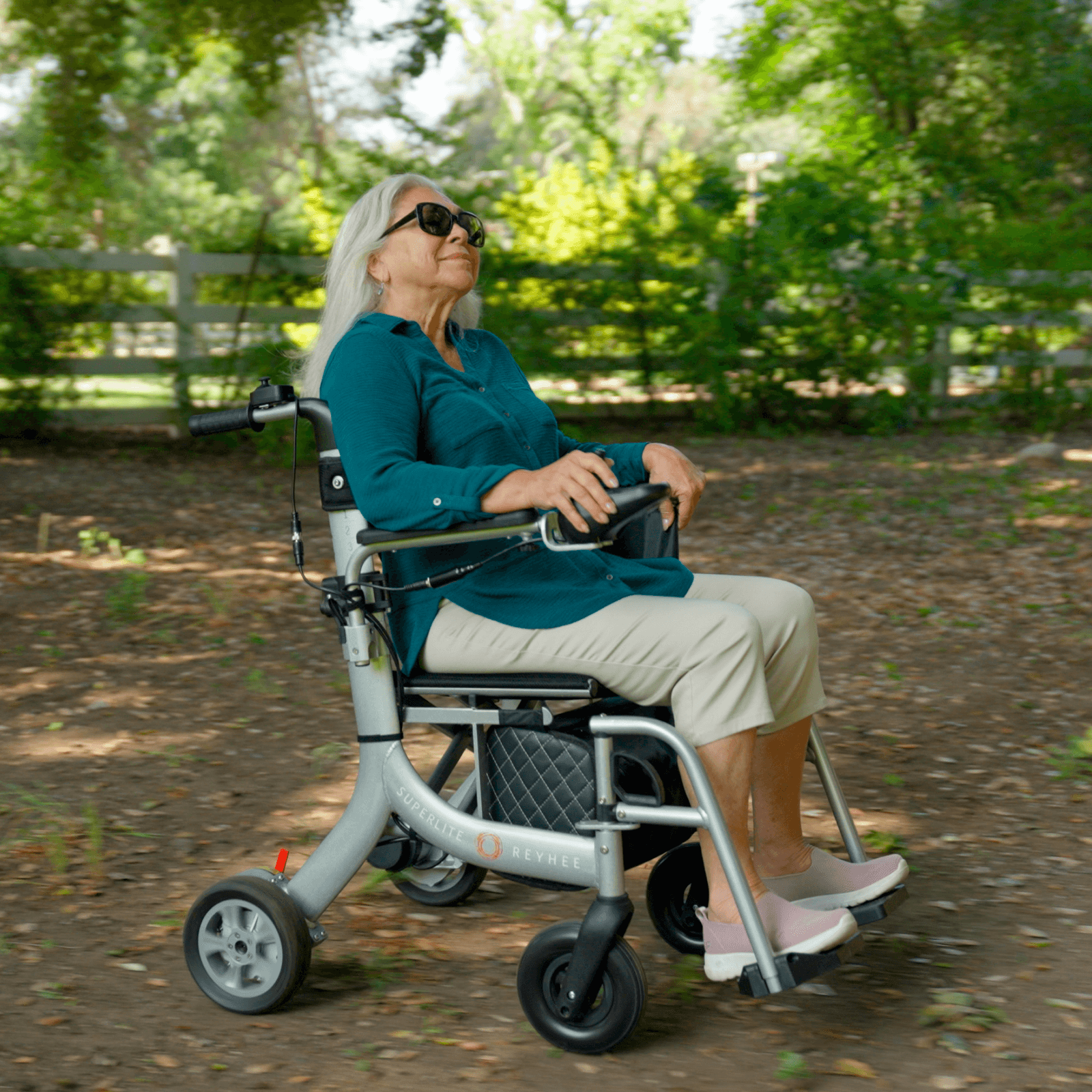 Reyhee Superlite - Electric Foldable Wheelchair & Rollator