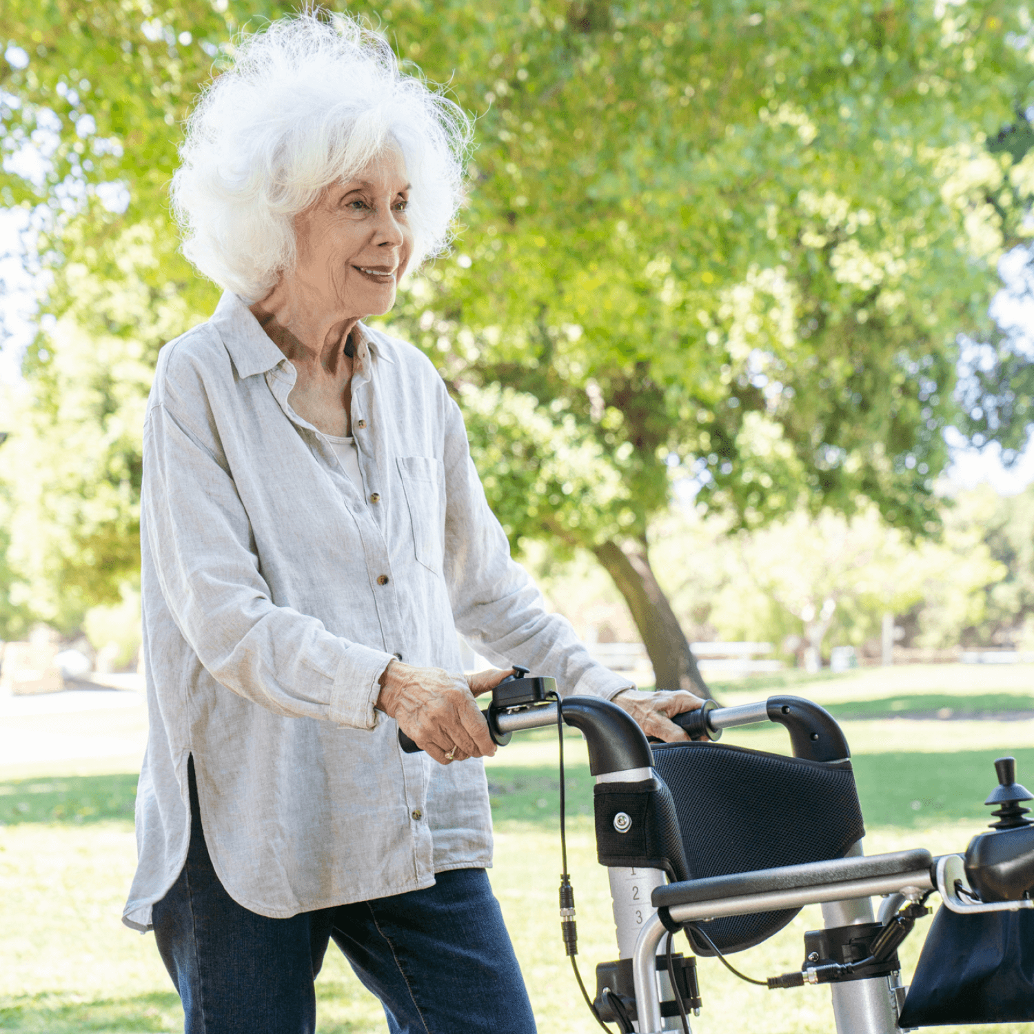 Reyhee Superlite - Electric Foldable Wheelchair & Rollator