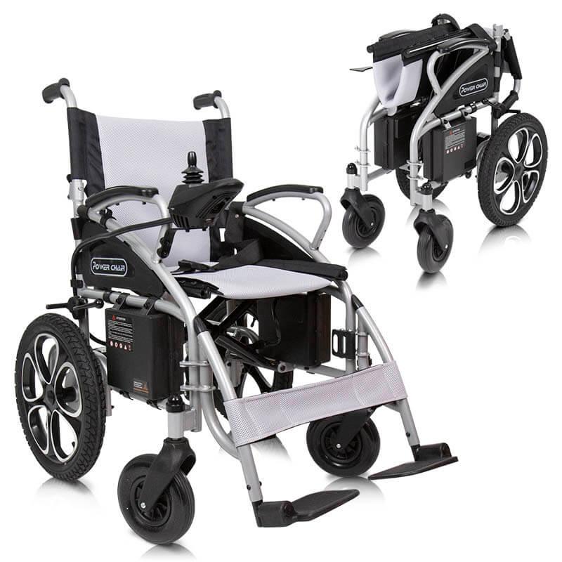 Compact Power Wheelchair - Foldable Long Range Transport Aid-OPEN BOX Vive Mobility