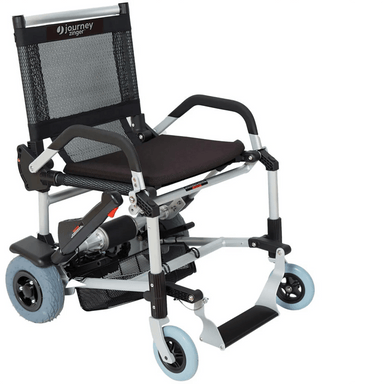 Journey Zinger Folding Power Chair Two-Handed Control - Mobility Angel