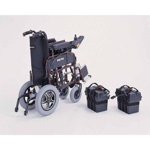 Merits Health Travel-Ease Folding Power Wheelchair - Mobility Angel