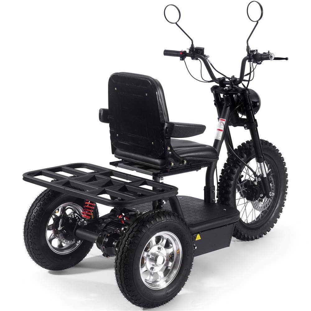 MotoTec Electric Trike 60v 1800w Black - Mobility Angel
