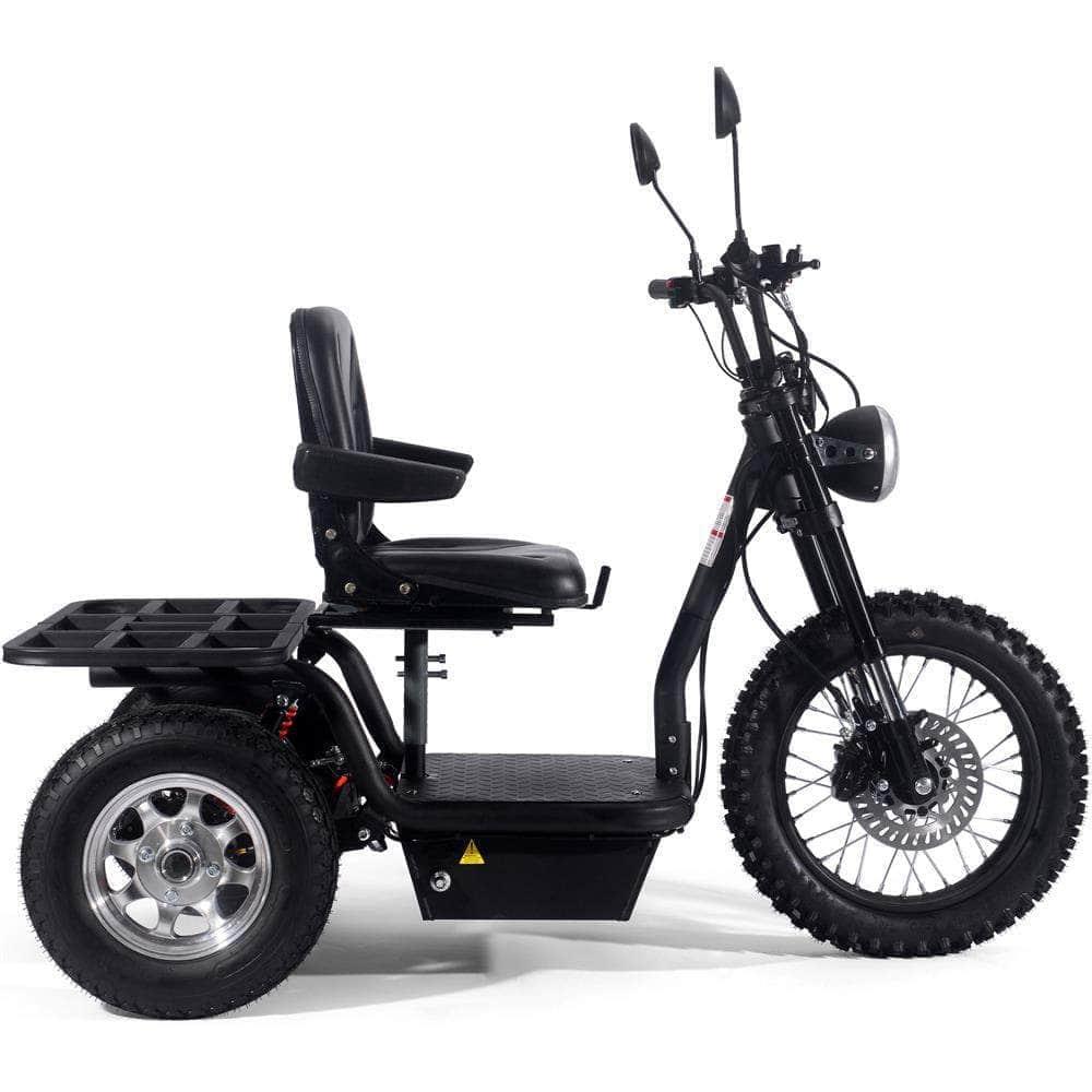 MotoTec Electric Trike 60v 1800w Black - Mobility Angel