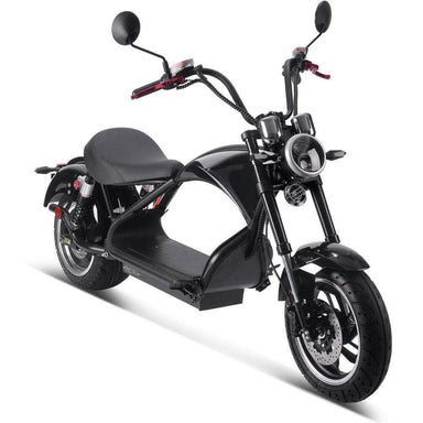 MotoTec Lowboy 60v 20ah 2500w Lithium Scooter Black - Mobility Angel