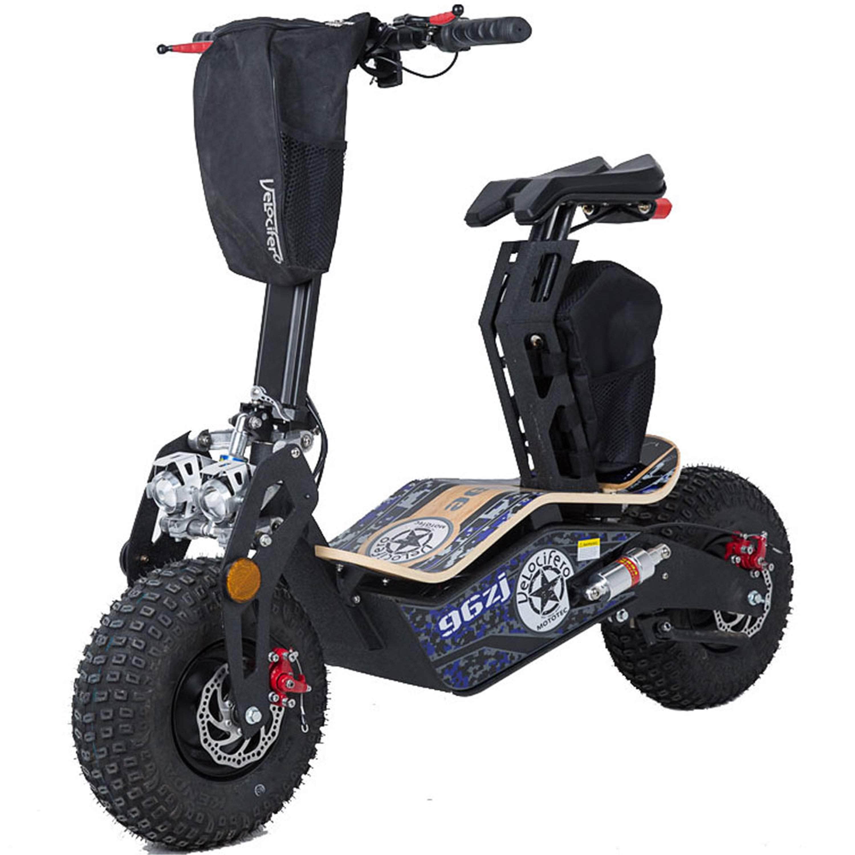 MotoTec Mad 48v 1600w Fat Tire Electric Scooter - Mobility Angel