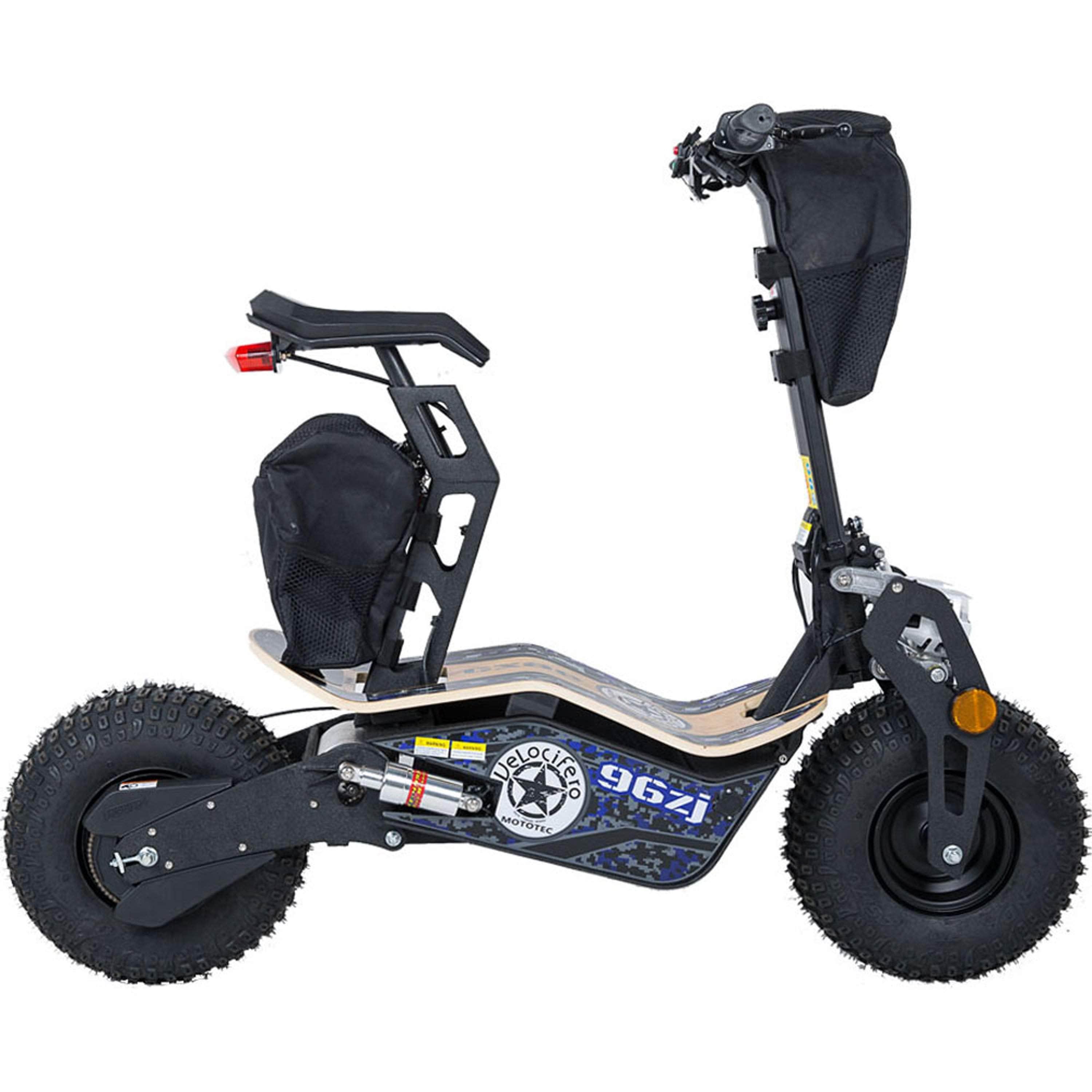 MotoTec Mad 48v 1600w Fat Tire Electric Scooter - Mobility Angel