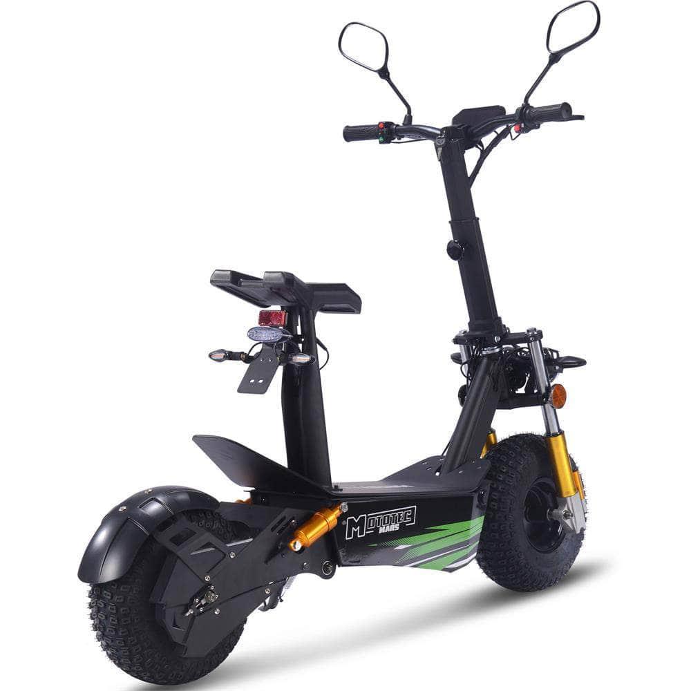 MotoTec Mars 60v 3500w Electric Scooter Black - Mobility Angel