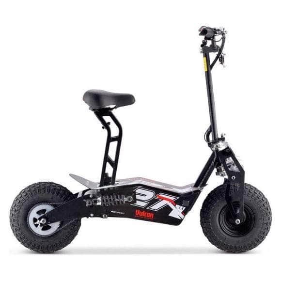 MotoTec Vulcan 48v 1600w Electric Scooter Black - Mobility Angel