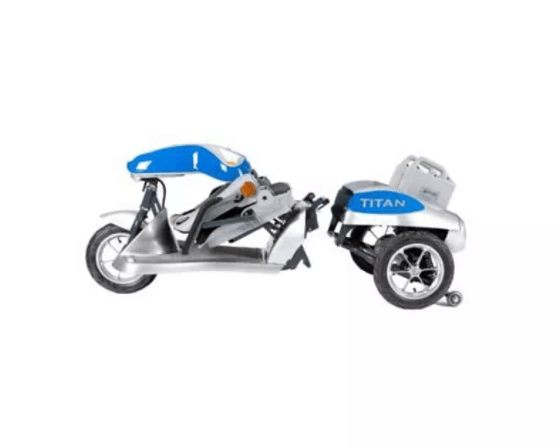 Tzora Hummer 3 Wheels High-Performance Folding Mobility Scooter - Mobility Angel