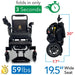 MAJESTIC IQ-7000 Auto Folding Remote Controlled Electric Wheelchair ComfyGo