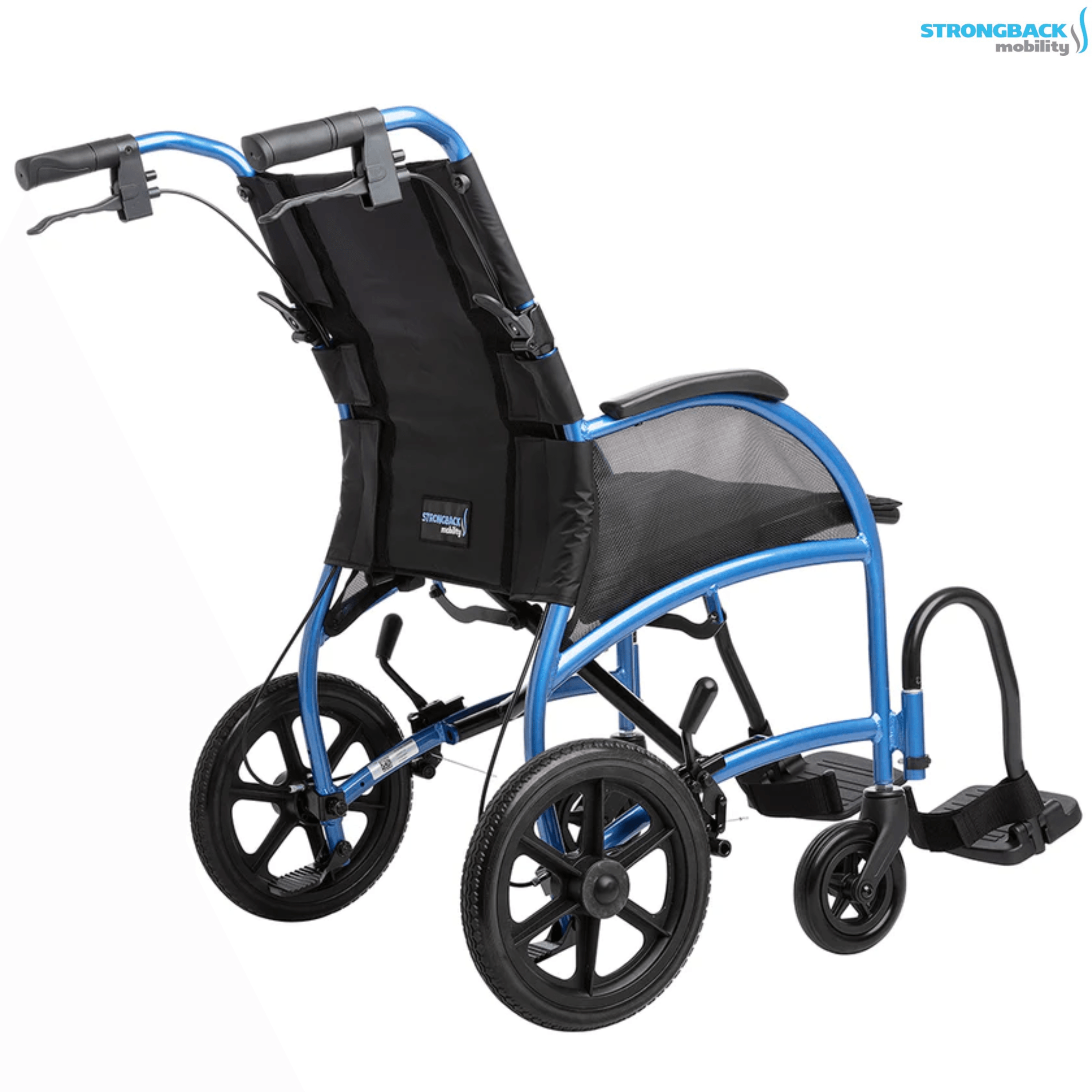 STRONGBACK 12S+AB Transport Wheelchair Comfortable and Stylish Strongback